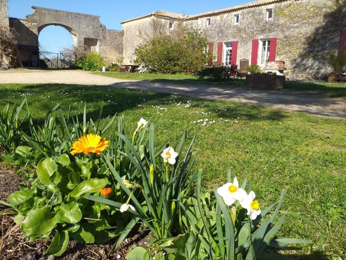 Вилла Logis De Bois Roche Saint-Bonnet-sur-Gironde Экстерьер фото